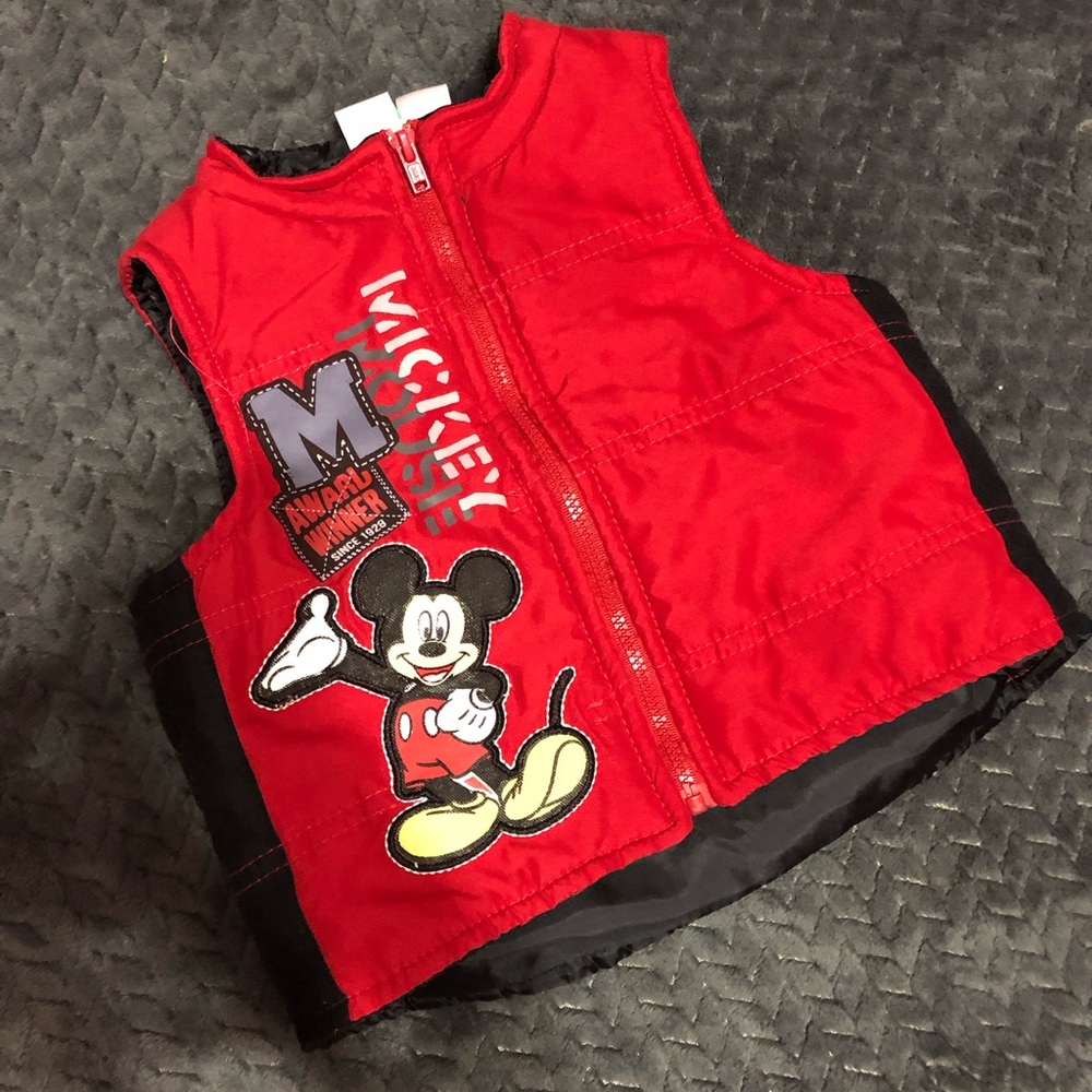 Disney’s Mickey Mouse Red & Black Vest